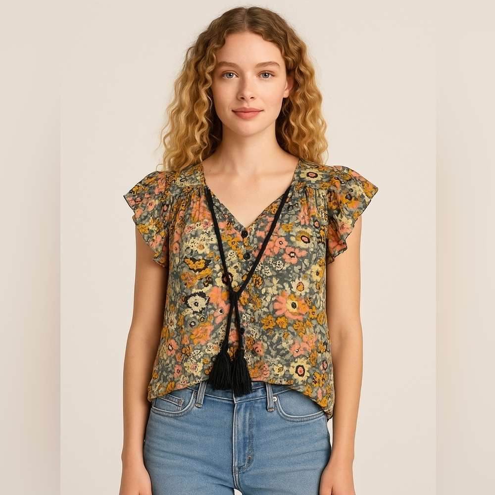 Bishop + Young All The Flutters Top Size S
Boho Cottage 100% Cotton